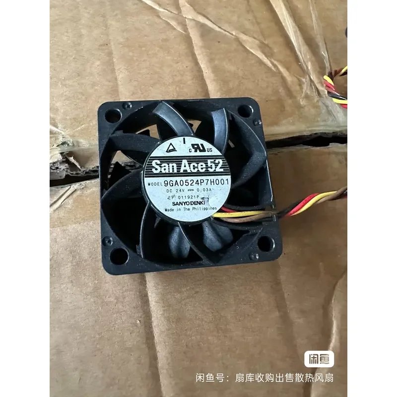for Sanyo SanAce 52 Fan Model 9GA0524P7H001 High Performance Cooling Blower for Industrial Electronics Server Cabinet