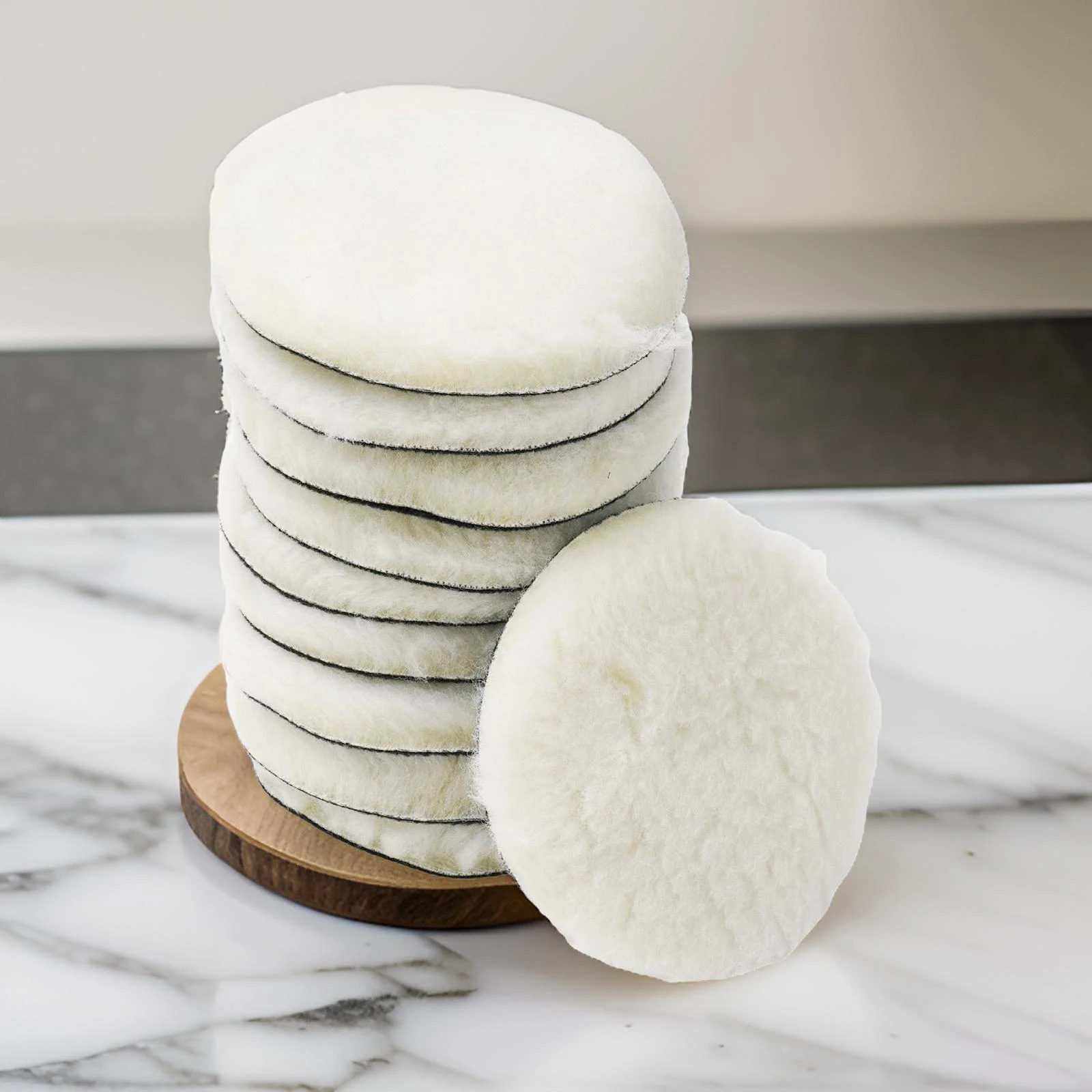 

3, 4, 5, 6, 7 дюймов, шерстяная полировальная подушечка для полировки капота, 10 шт., шерстяные полировальные подушечки для полировки автомобиля, превосходная производительность