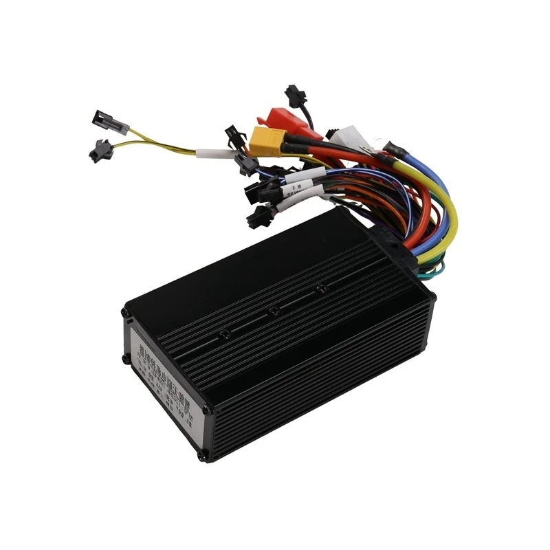 【A08I】Ebike Brushless Controller 45A 1500W Sine Wave Speed Regulation No LCD Display For Electric Bicycle E-Scooter Parts