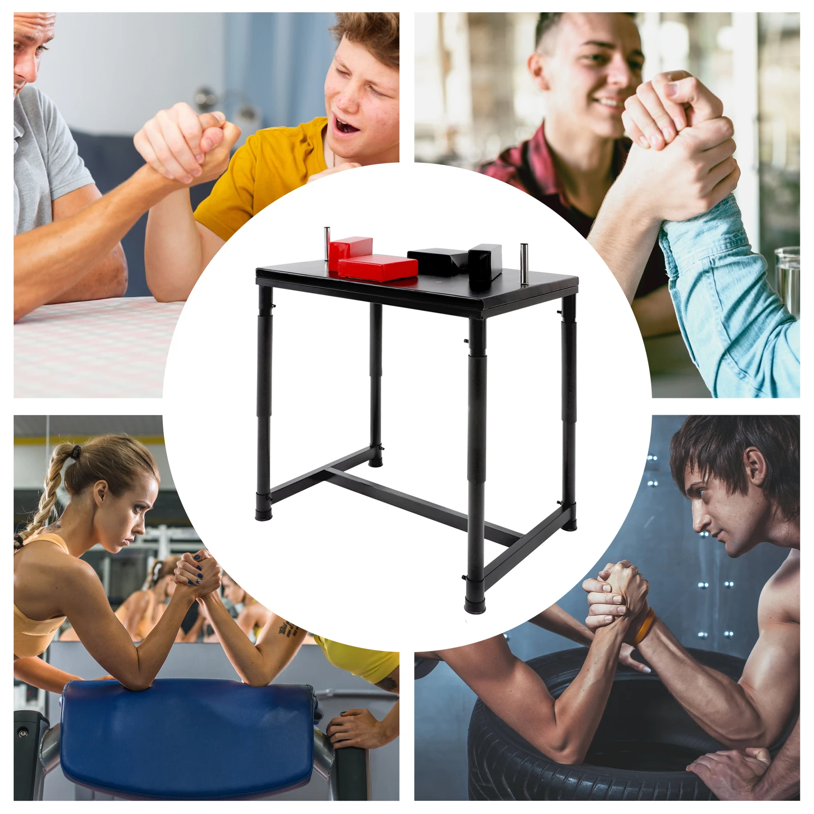 Professional Arm Wrestling Table, Standard Arm Wrestling Battle Table, Standard Wrist Stand