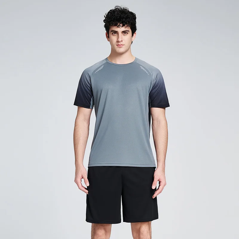 Men's Running Set 2026 Summer Breathable Quick Dry Mesh Sportswear Lightweight 3