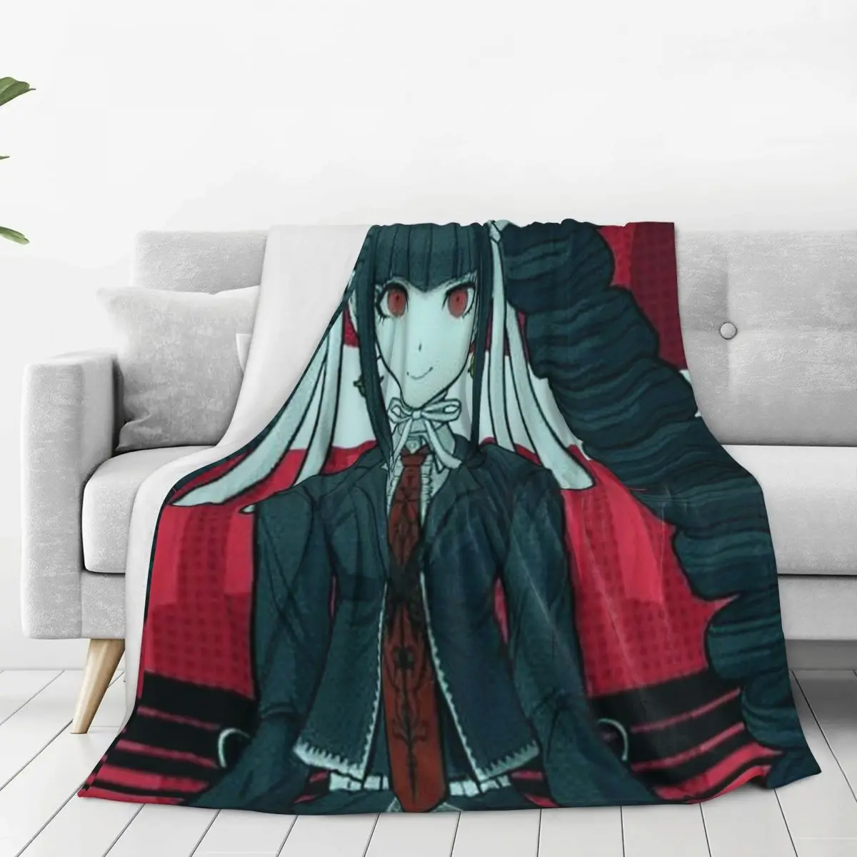 Danganronpa - Celestia Blanket Flannel Multi-function Sofa Throw Blankets For Couch Bedding Office Throws Bedspread Quilt