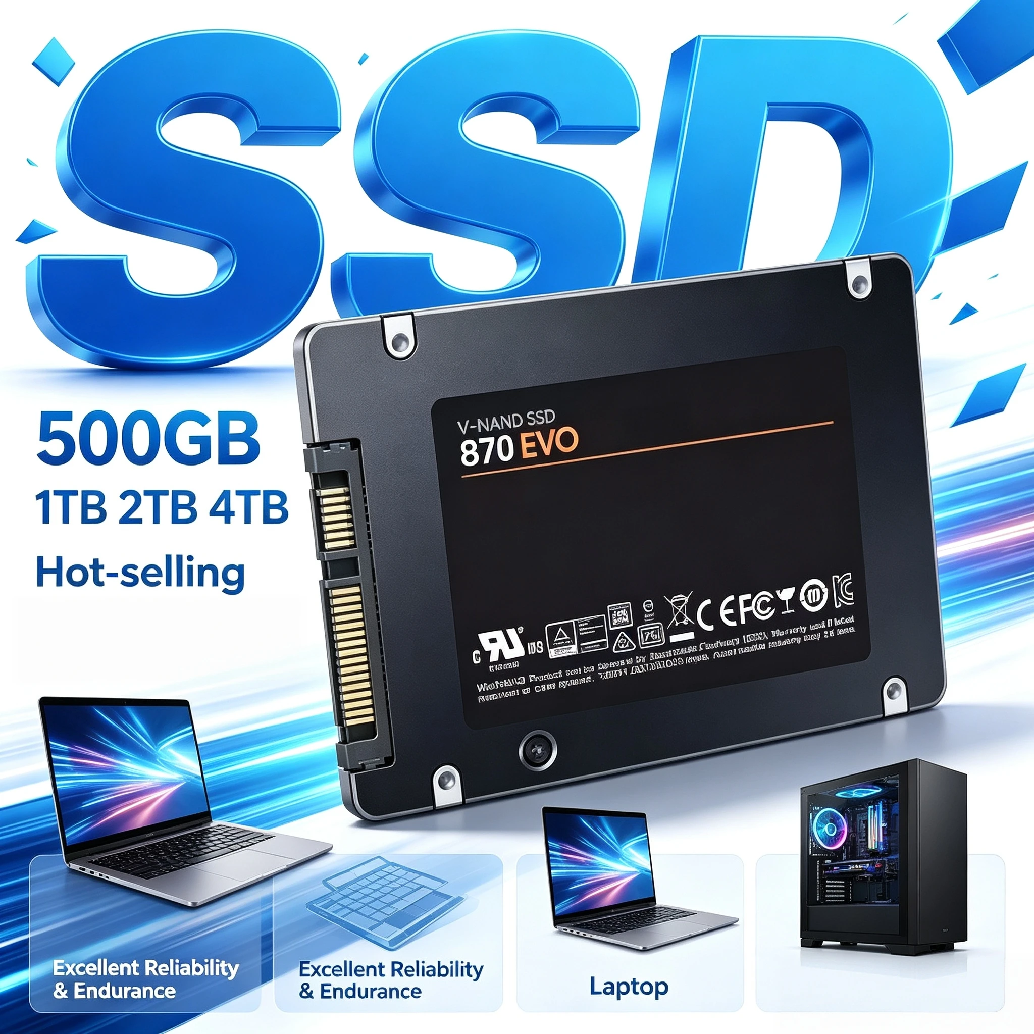 nuovo-ssd-interno-sata3-da-500gb-disco-a-stato-solido-ad-alta-velocita-da-25-pollici-870-evo-per-microcomputer-desktop-e-laptop-professionali