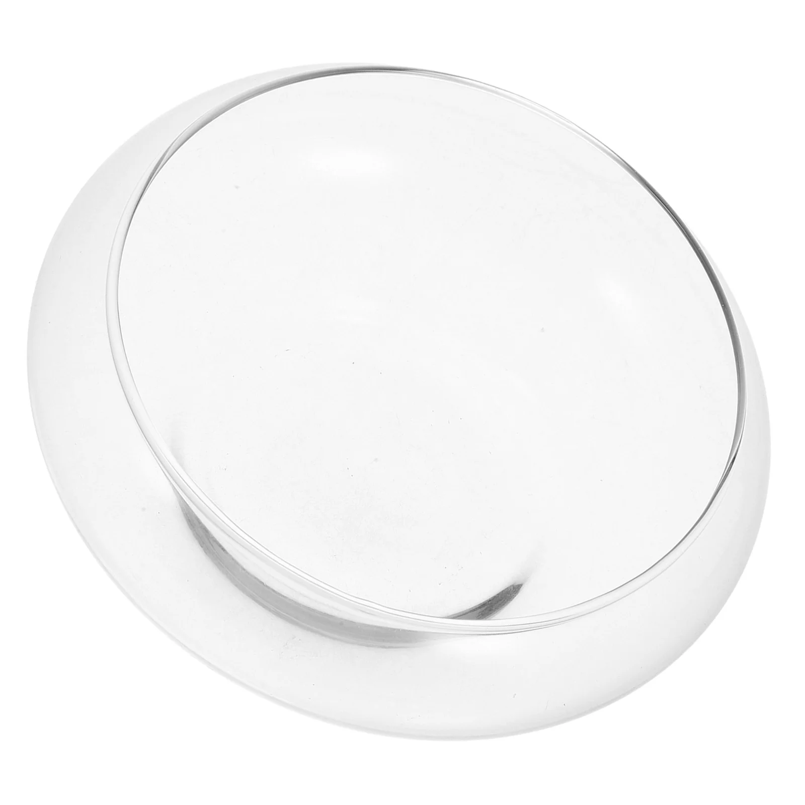 

Happyyami Glass Fish Bowl Clear Wide Mouth Round Vase Terrarium for Air Plants Hydroponic Home Office Wedding Decor