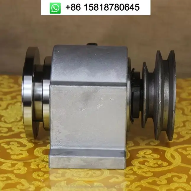 Lathe spindle high strength lathe head assembly with flange tapered bearing