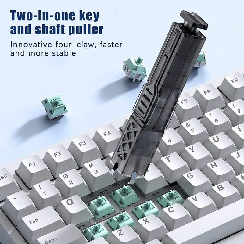 Y-1Pc 2 In 1 Switch Puller Keycap Puller Key Switch Keycap Puller For Mechanical Keyboard Gaming Keyboard Switches Cleaning Tool