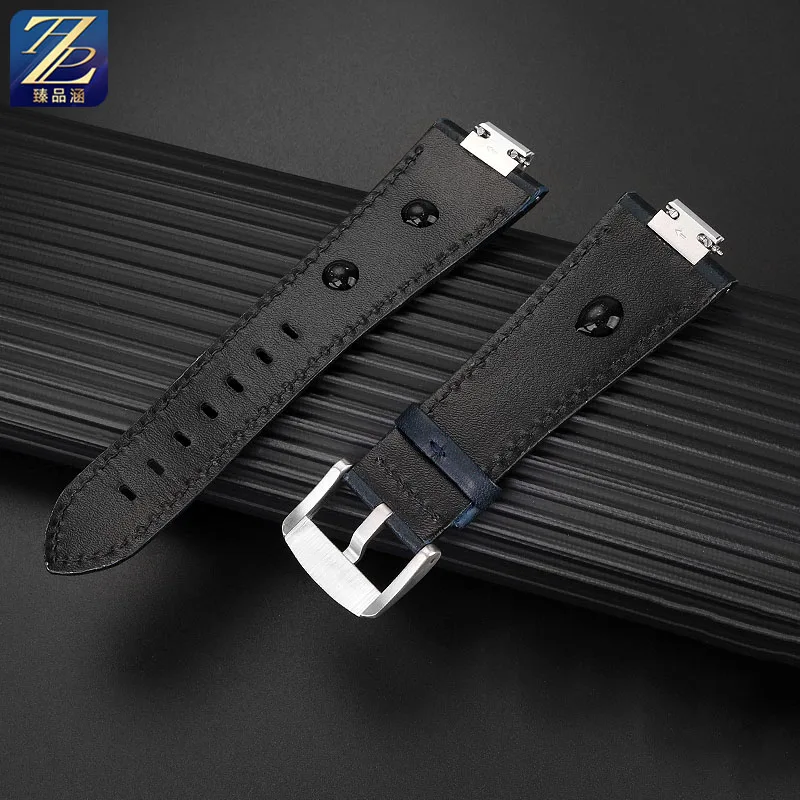 Metal quick release design watchband for Tissot prx T137410/410 watch genuine leather watch with watch chain accessories 26-12mm