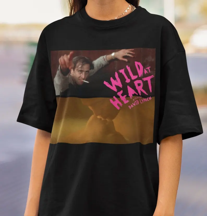 Wild At Heart Movie TShirt, Unisex, Gift for David Lynch Fans, Art House Movie Fans, Cult Classic Films, Nicolas Cage Vintage