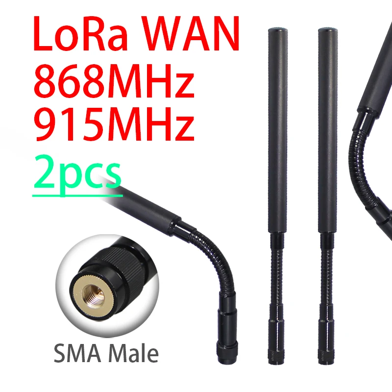 2pcs-lora-868mhz-915mhz-antenna-gooseneck-style-sma-male-connector-for-meshtastic-halow-long-range-antennae-flexible
