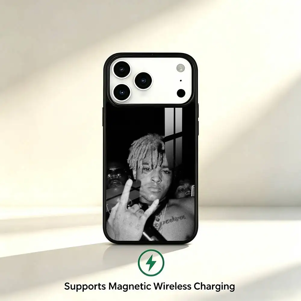 Emo Rap X-XXXTentacion  Phone Case For iPhone17,16,15,14,13,12,11 Plus,Pro Supports Magnetic Wireless Charging - view 6