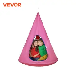 VEVOR Kids Nest Swing Chair Hanging Hammock Chair with Adjustable Rope for Kids Indoor and Outdoor Use  Sensory Swing for Kids