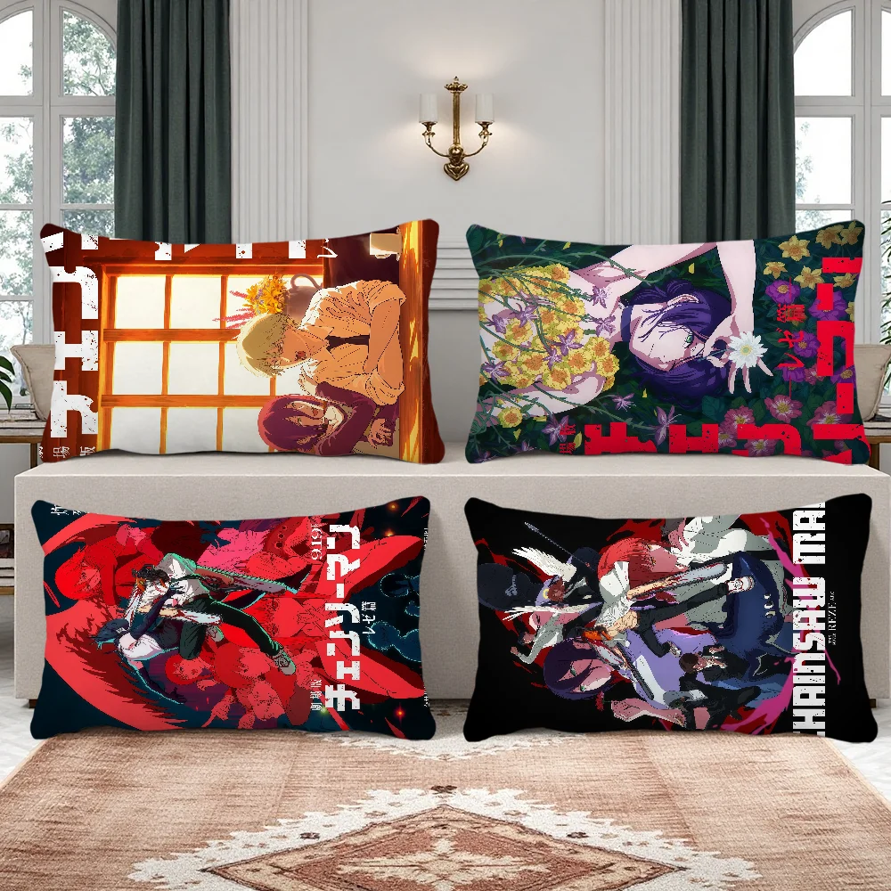 The Movie Reze Arc Rectangle Pillow Case M-Man Printing Bedside Sofa Room C-Chainsaw Home Decoration Pillowcase