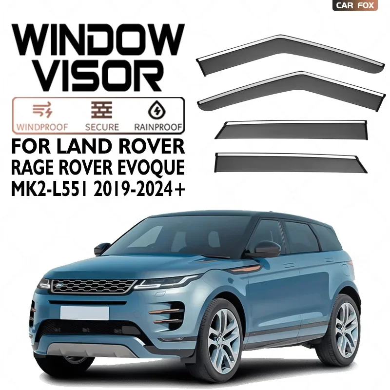 For Range Rover Evoque L538 L551 2011-2024 Car Window Visor Awning Shelters Windshield Side Window Sun Shade Auto Accessories