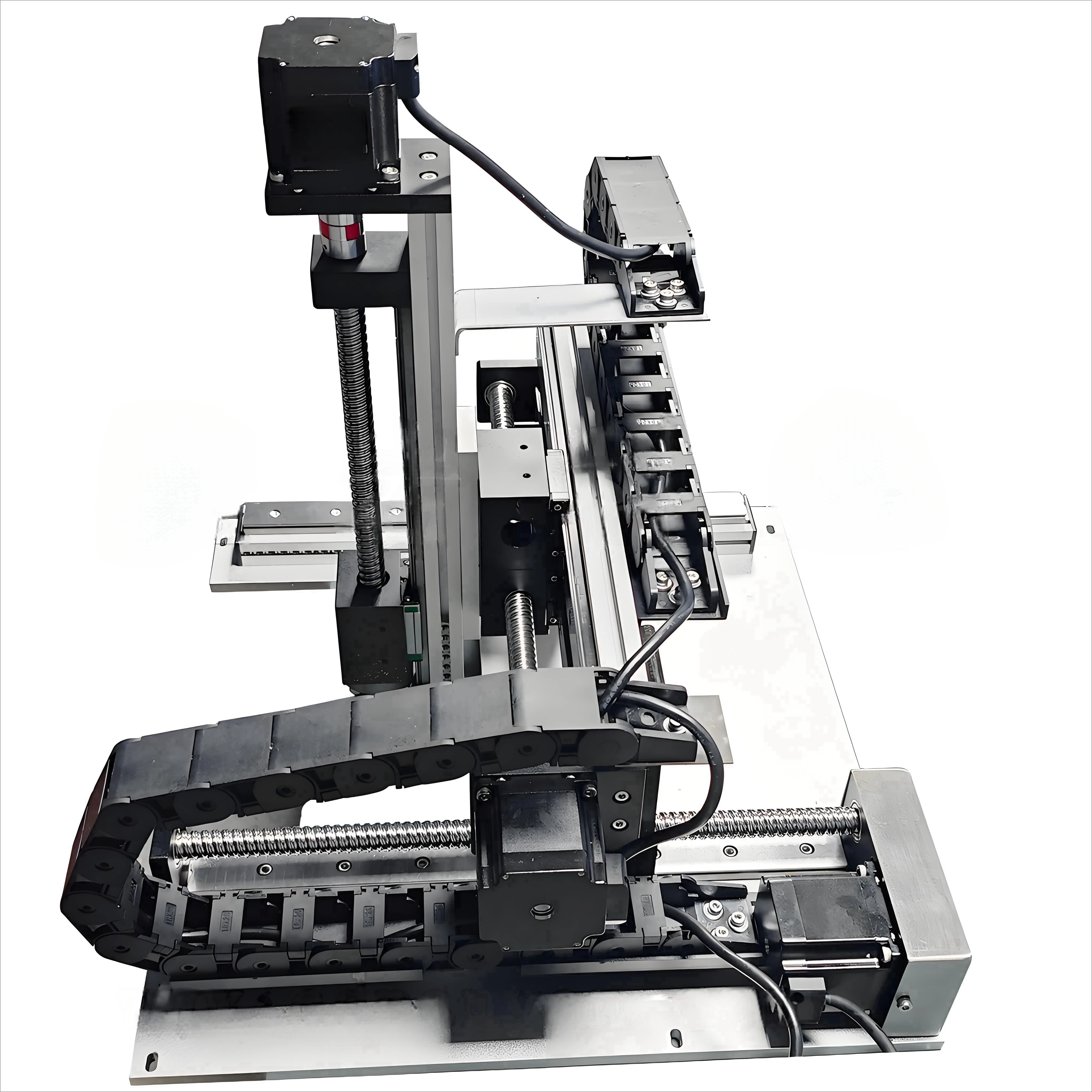 روبوت XYZ المرحلة الخطية CNC راوتر بمحركات 3 محاور جسرية روبوت الحركة الخطية الكرة المسمار دليل السكك الحديدية