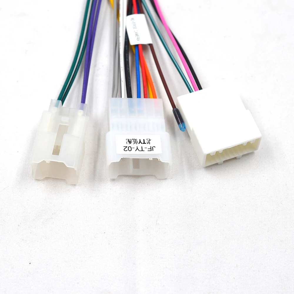 أندرويد راديو السيارة مشغل وسائط متعددة الملحقات سلك محول تسخير كابل لتويوتا كورولا هايلاندر RAV4 فيوس يارس