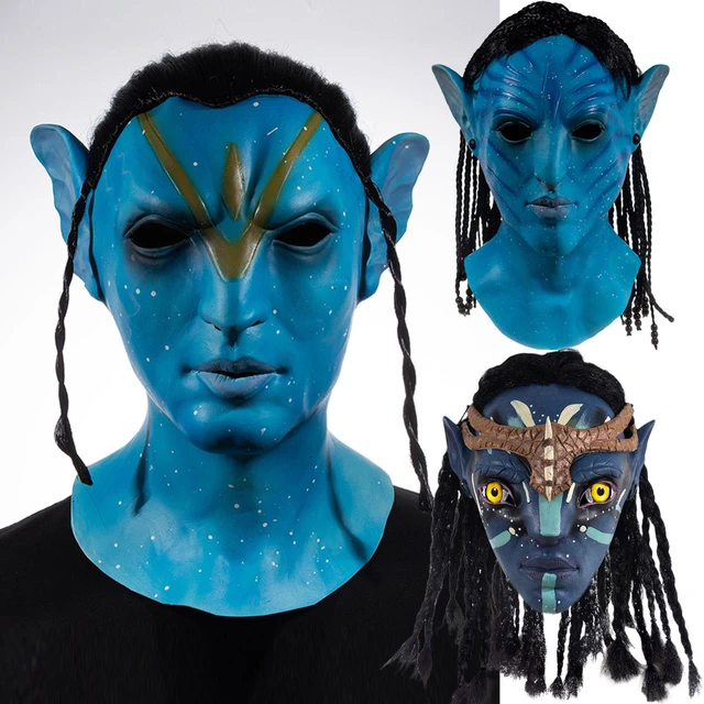 Na'vi Neytiri Masks Cosplay Latex 2024 Unisex Mask Halloween Costumes Party Helmet Props Hight Quality 2022