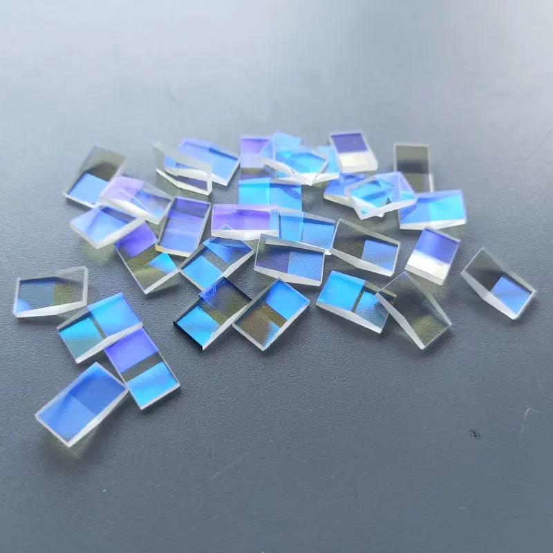 

20pcs 11x6mm Defective Optical Glass Prism DIY Colorful decorations