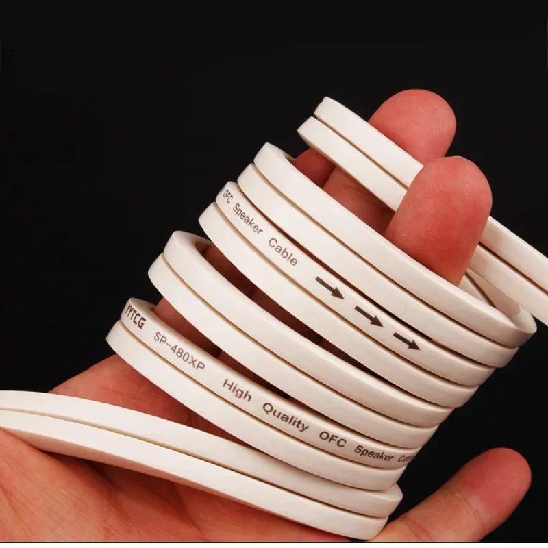 OFC 4N لتقوم بها بنفسك كابل مكبر الصوت بصوت عال الأكسجين الحرة النحاس مرحبا فاي الصوت خط كابل لمكبر للصوت المسرح المنزلي KTV DJ نظام مكبر الصوت سلك #3