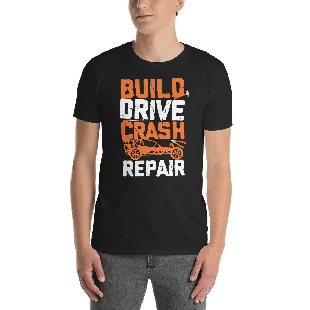 Cool Rc Race Car T Shirt Build Drive Crash Repair
