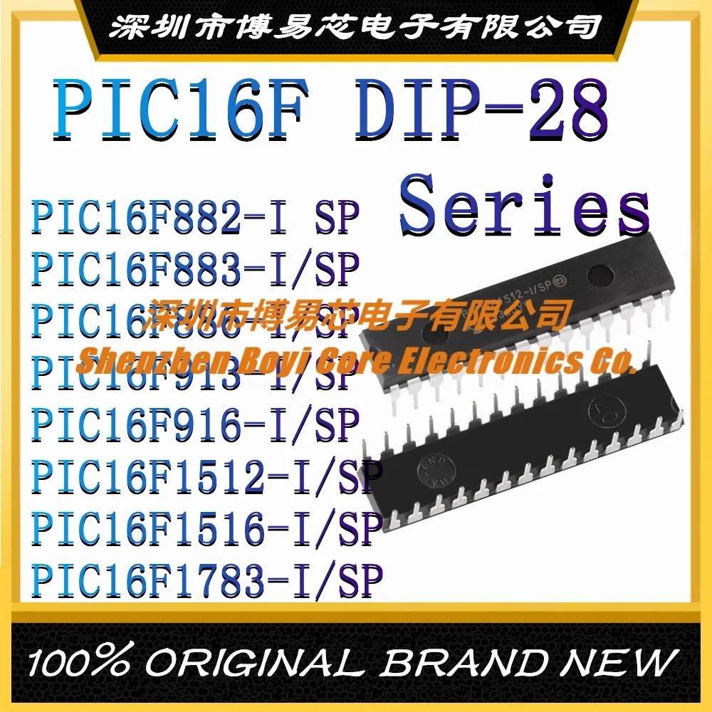 

PIC16F882 PIC16F883 PIC16F886 PIC16F913 PIC16F916 PIC16F1512 PIC16F1516 PIC16F1783 -I/SP E/SP T DIP28 Original Genuine