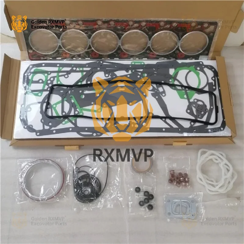 For XMVP High Quality 6d95 6d102 Engine Overhaul Gasket 6206-k1-2100 6206-k2-2100 Excavator Full Kit