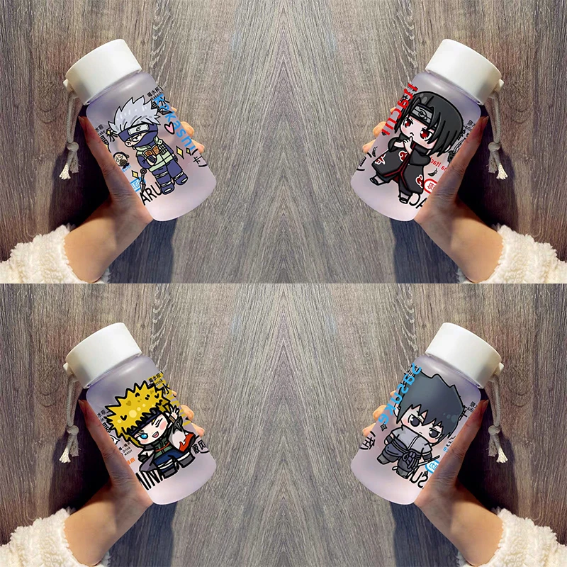 

Naruto Uzumaki Children's Matte Plastic Water Cup Anime Character Student Large Capacity High Beauty Portable Water Cup Gifts
