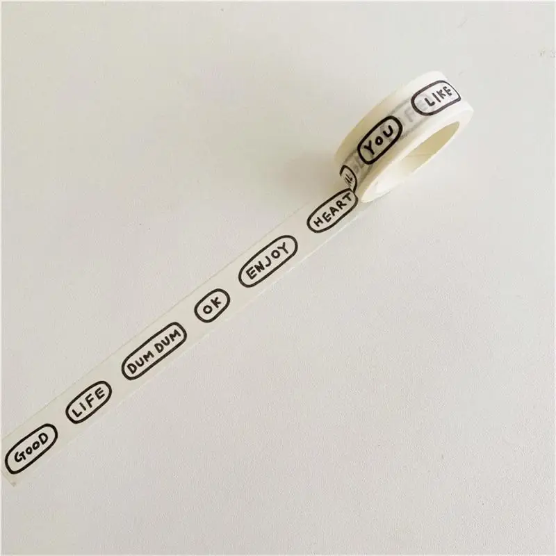 Ins Letter Love And Paper Tape Korean Paper Tape Hand Account Decorative Tape Stationery