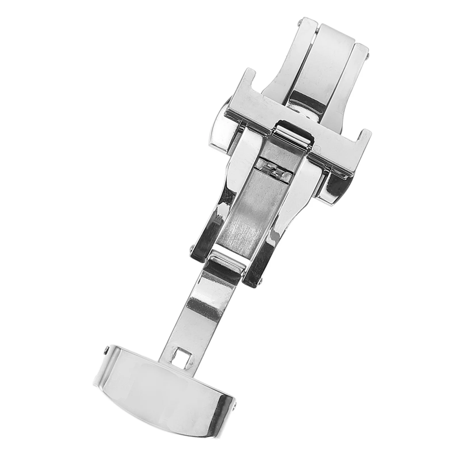 

Butterfly Buckle Strap Watch Band Clasp Stainless Steel Foldover Replacement Parts for Watches Accessories