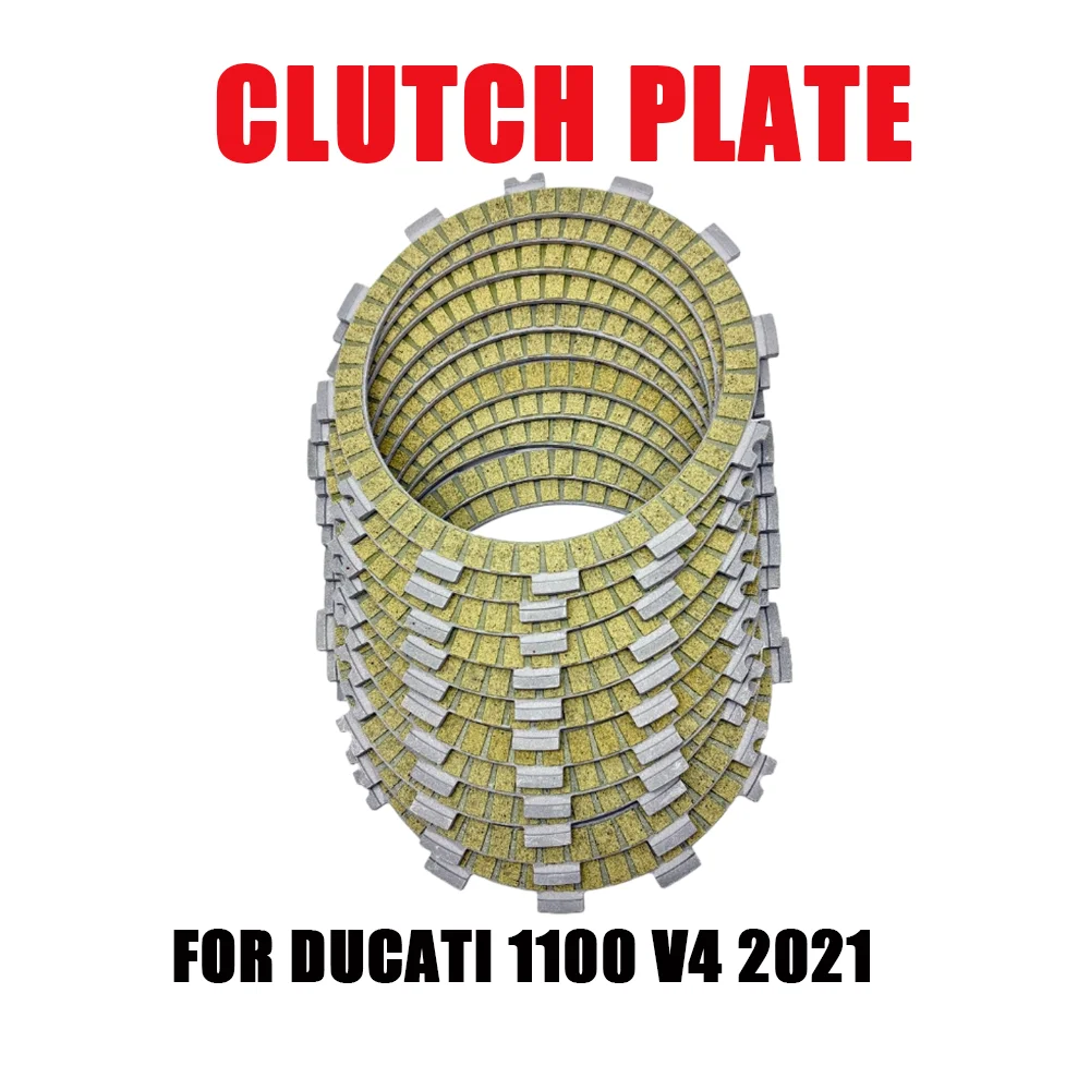 

For Ducati 1100 V4 2021 Motorcycle Engine Accessories Clutch Friction Plates Discs Kits 11pcs 1set