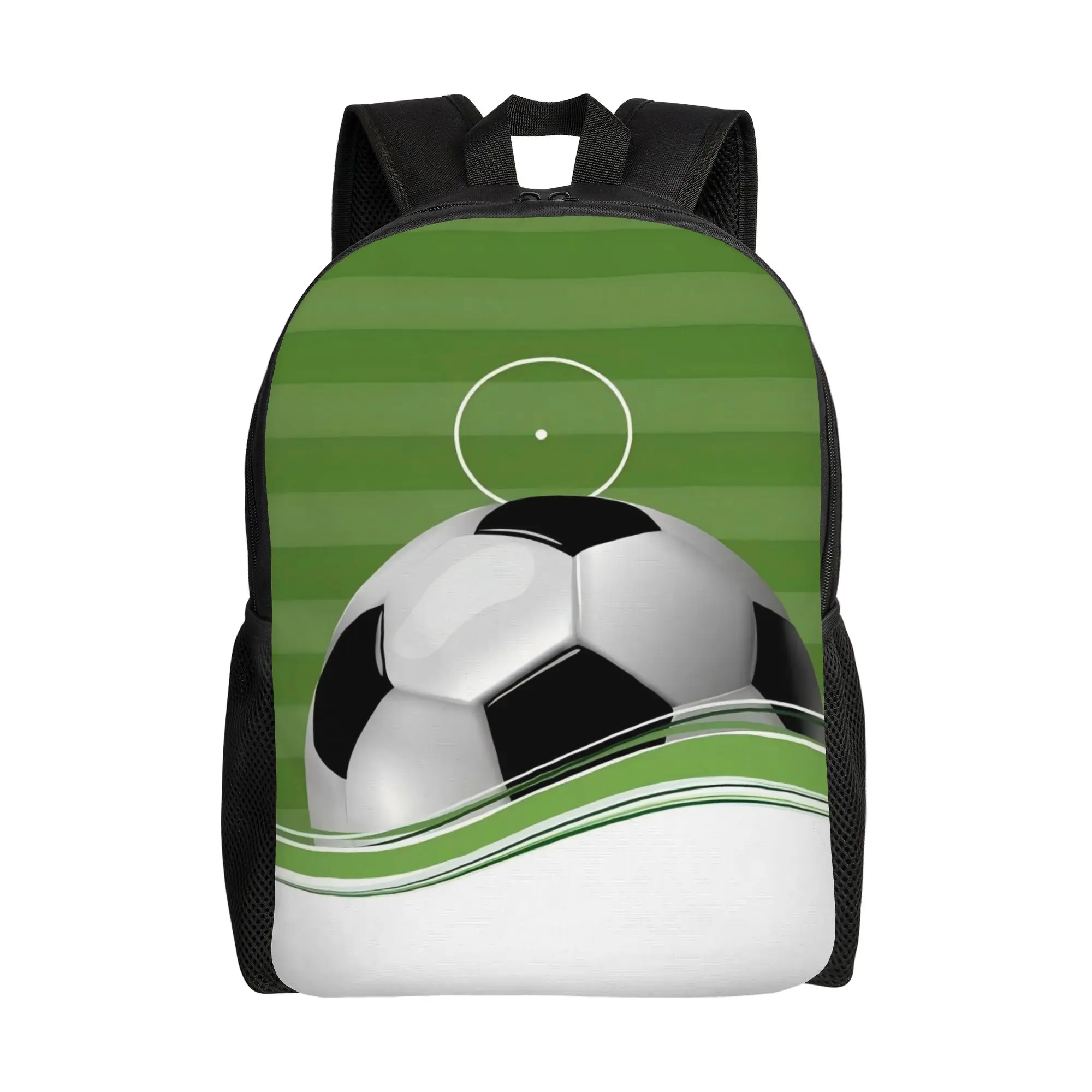 Daypack Back to school season Soccer Football Fan Merch 9  Harajuku Design Backpack