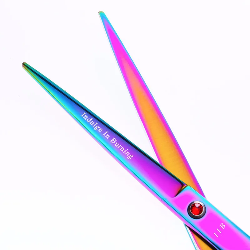 Professional Pet Dog Grooming Scissors 7 Inch Hair Cutting Shears Multicolor Style Left Hand or Right Hand General