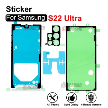 Samsung Galaxy S22 Ultra S22U Ön LCD Ekran Yapıştırıcı Ve Arka Pil Kapağı Etiket Tutkal Yedek Parça