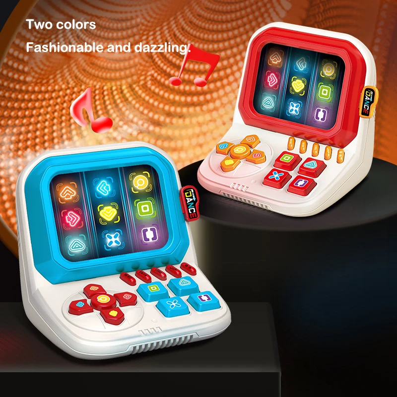 

Игрушечный автомат для танцев на палец, игровой автомат, 3-режимный уровень памяти, мини-аркадная машина, танцевальный игровой автомат, звуковые игровые игрушки для детей