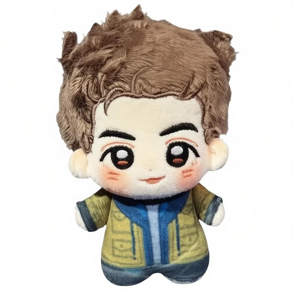 

10cm Pendant Max Charles Plusie Toy Keychain Cute Charles Max Stuffed Dolls Printed Fans Collect XMAS Birthday Gift