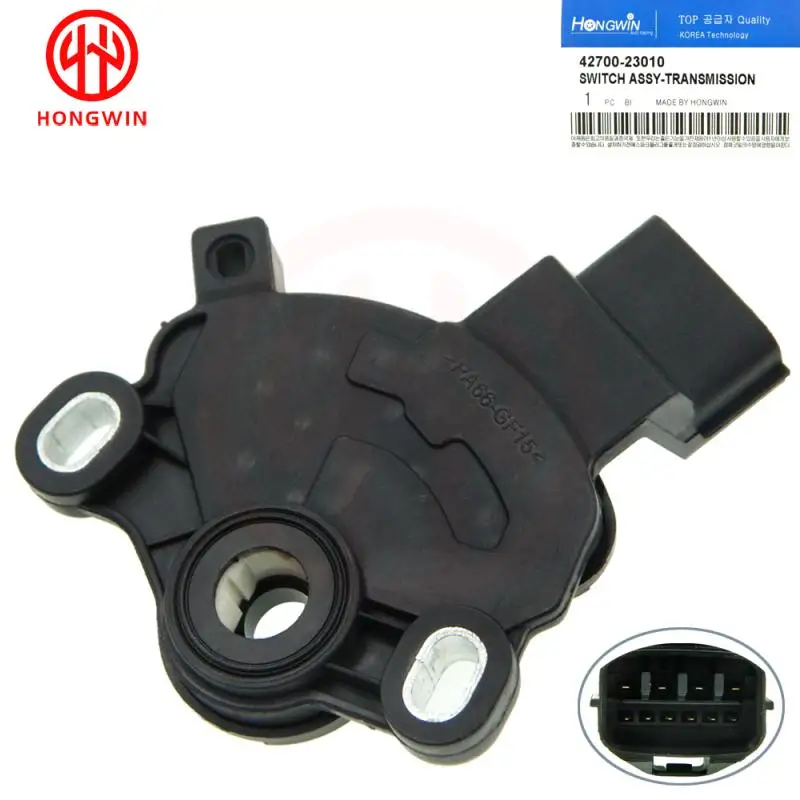 Genuine: 42700-23010 Neutral Safety A/T Inhibitor Switch Fit For Hyundai Elantra 2.0L 2007-2010 Kia Forte Soul 2.0L 2010-2011