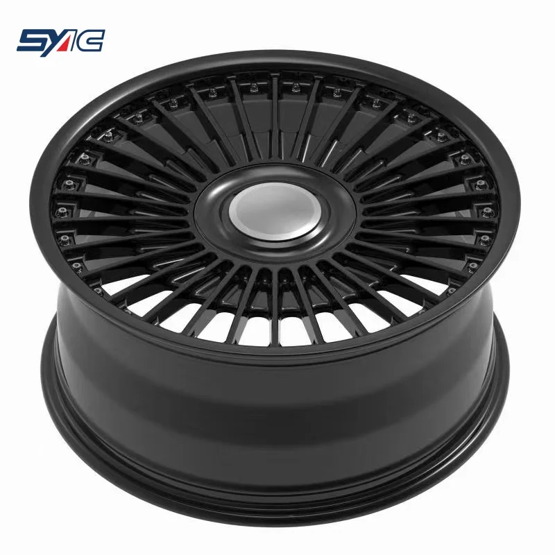 Factory Customized Forged Wheels 17-22 Inch 4/5/6 Holes Aluminum Alloy Wheels Gloss Black/Matte Black Passenger Car Wheel Rims