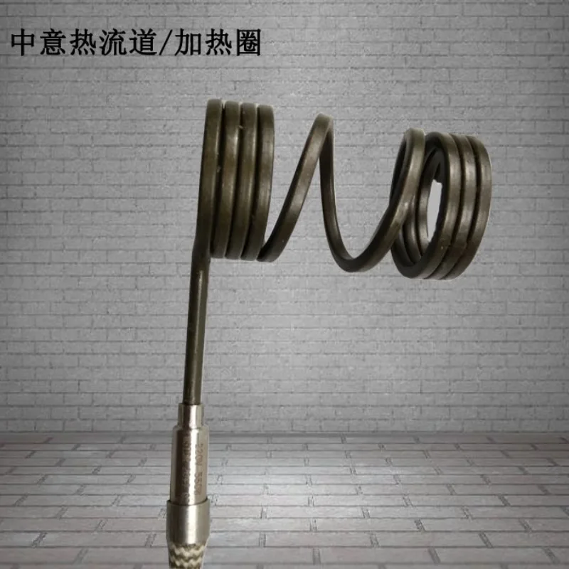 For Hot Runner Spring Heating Coil Mold Electric Heater Tube With Thermocouple Temperature Sensing Wire For Injection Molding
