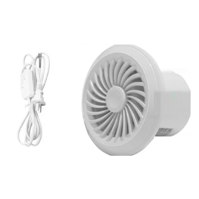 

Exhaust Fan Adjustable Speed Duct Fan Kitchen Window Airflow Air Cleaning Fan Ventilator Extractor EU Plug