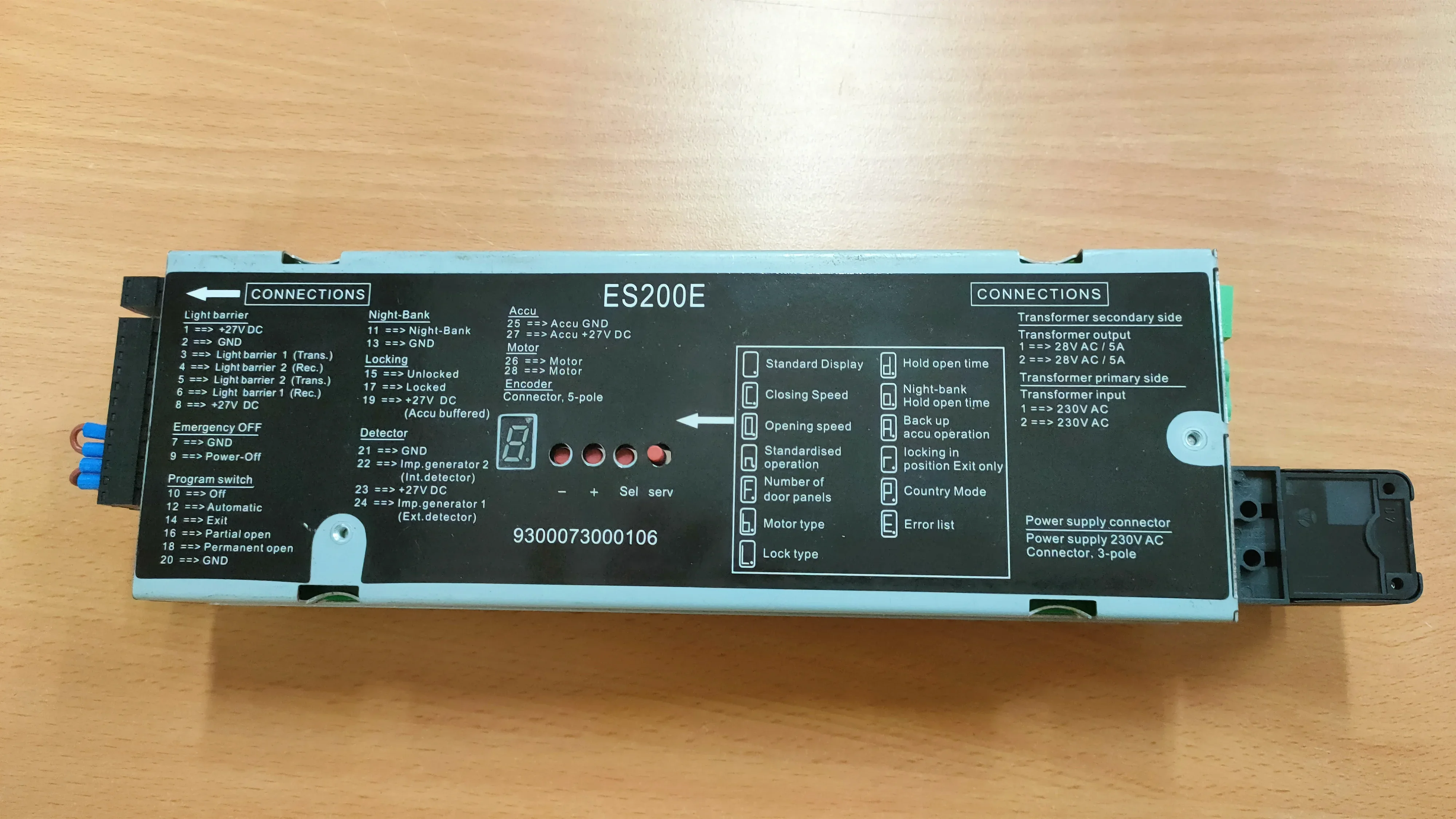 ES200 easy automatic sliding door control board