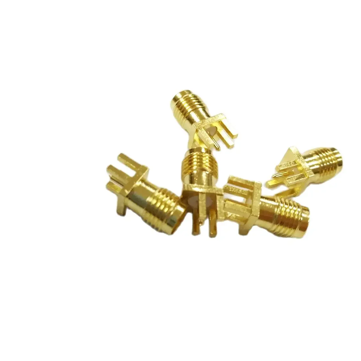 SMA RF Head SMA-KE Offset Foot 1.6mm External Screw Inner Hole Connector High Frequency Connector SMA-KHD Antenna Holder