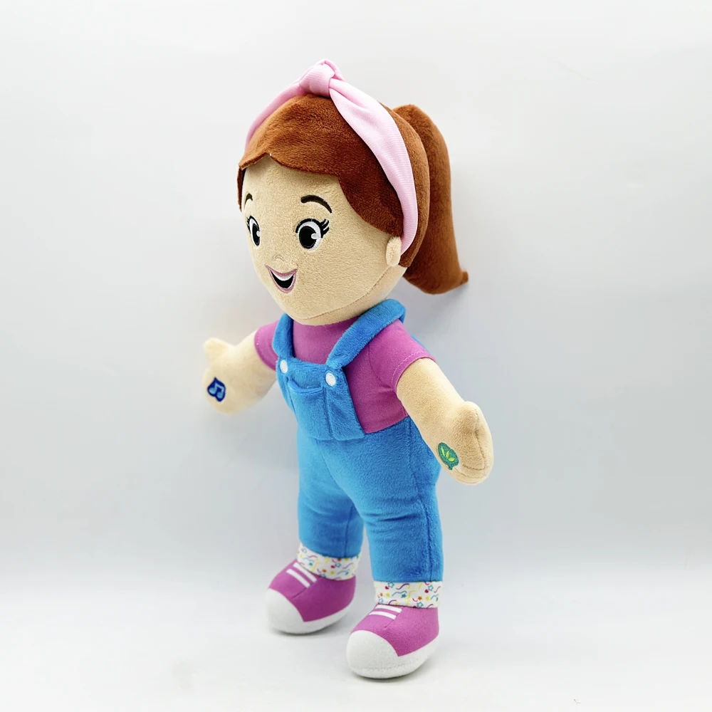 Ms rachel plush fun cartoon plush toy a singing little girl accompanying the doll for a birthday gift