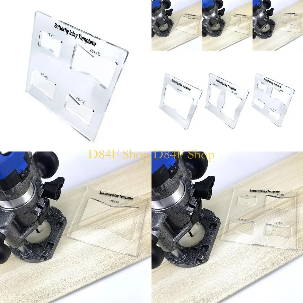 

D84F Router Slotting Auxiliary Tool Slot Cutting Bow-Tie Perfect Bow-Tie Joint