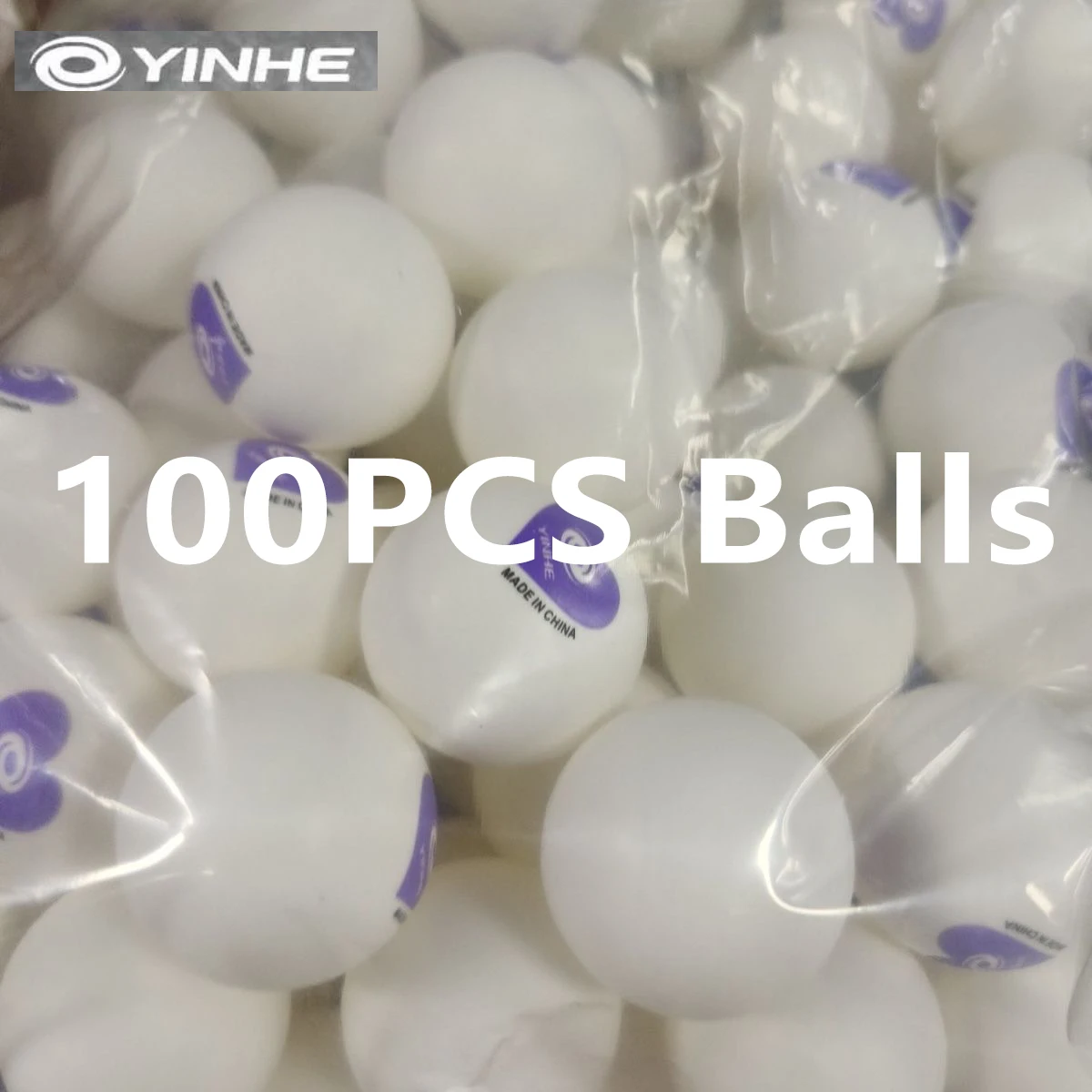 100 قطعة YINHE 40 + كرات تنس الطاولة الملحومة ABS مادة جديدة الأرجواني القلب دائم جديد كرة بينغ بونغ لتدريب نادي الرياضيين