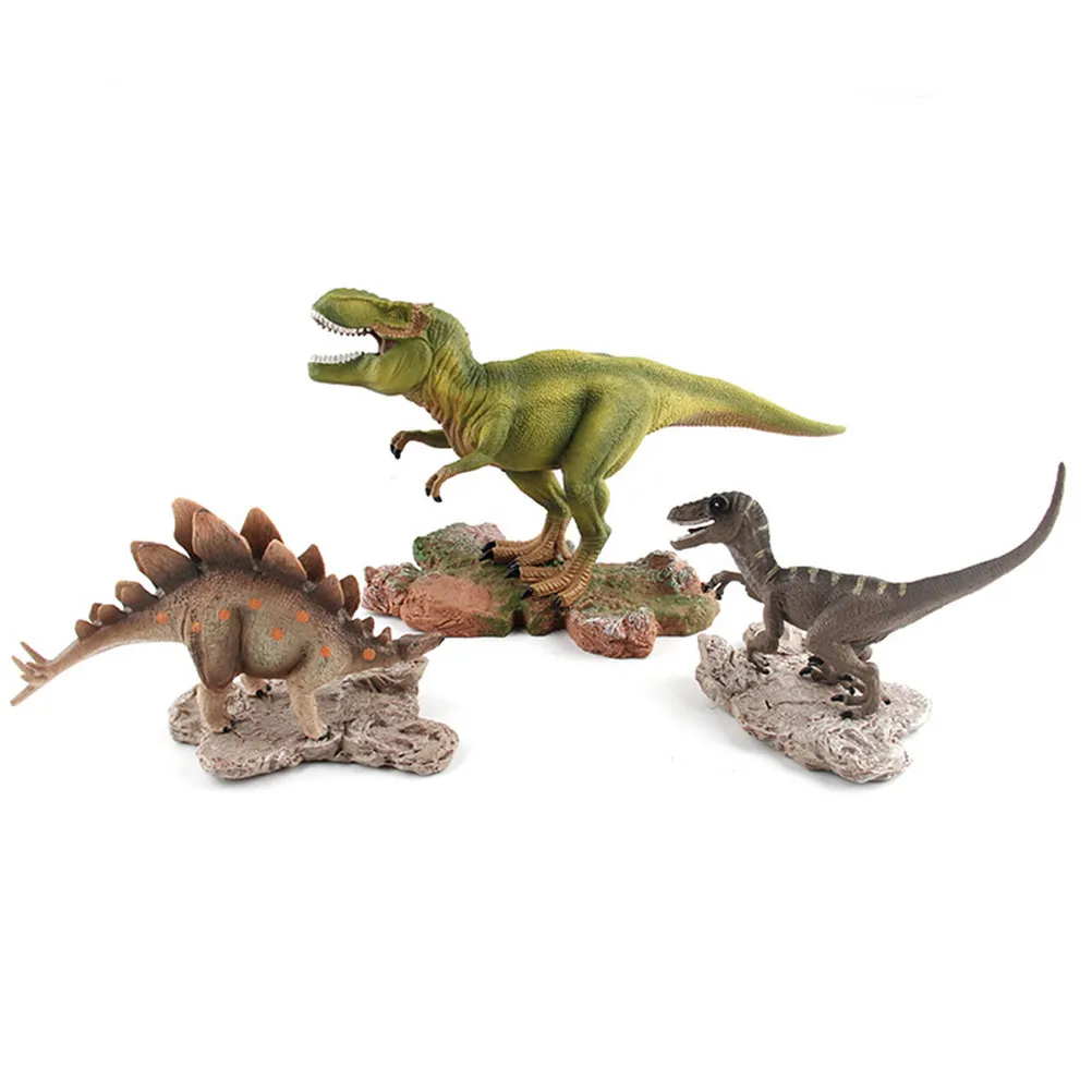 1Pcs Dinosaur Scene Base Decor Premium PVC Dinosaur Display Platform for Animal Display Home Stable Table Decoration