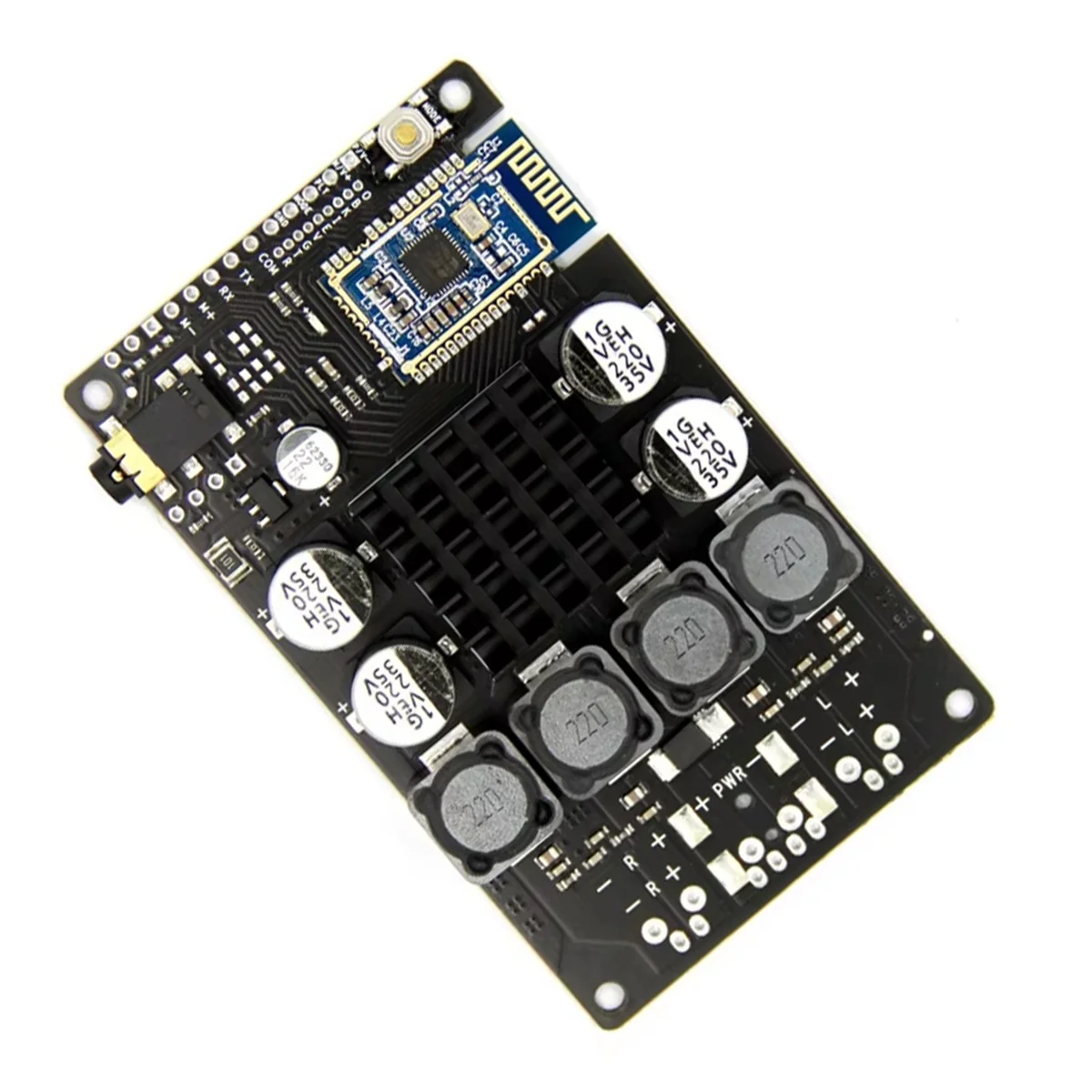 A14M Bluetooth 5,2 пара усилителей мощности в коробке с переключением эквалайзера беспроводная группа стерео 2x40 Вт/50 Вт последовательный порт