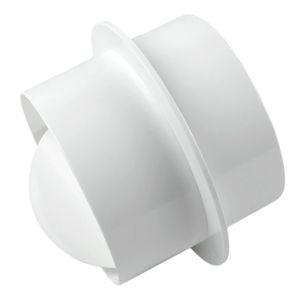 Round Pipe PVC Check Valve for Bathroom and Kitchen Ventilation Fans to Prevent Reverse Airflow and Irrigation