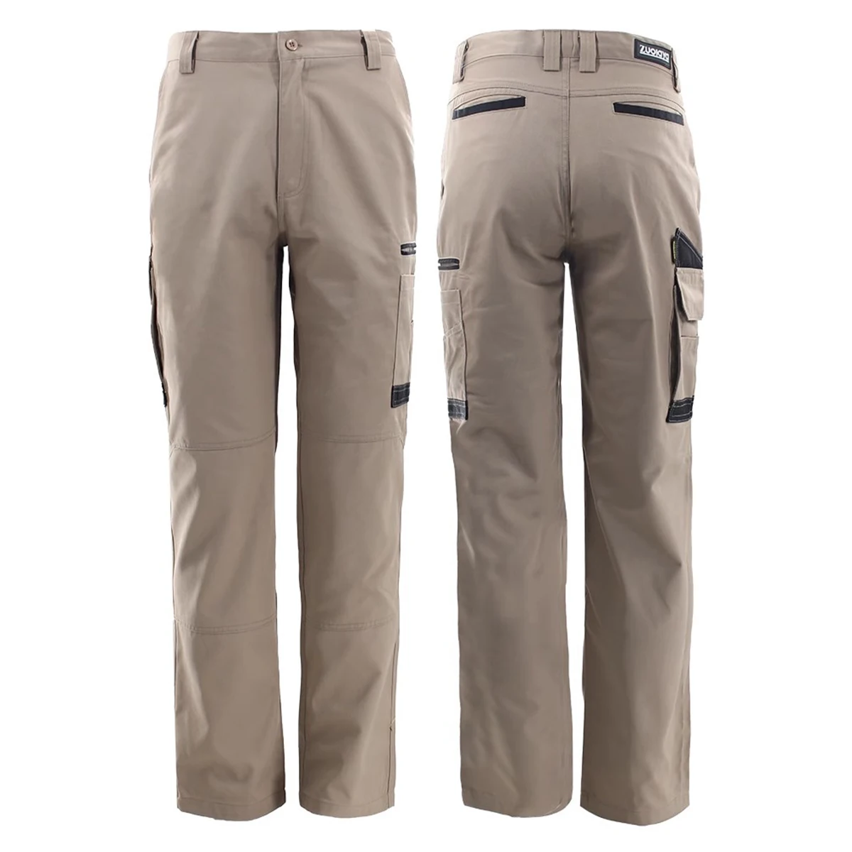 Men Fashion Color Multi Pockets Sports Long Cargo Pants Work Trousers Wear-sistant Durable Work Pants Factory Workshop Pants