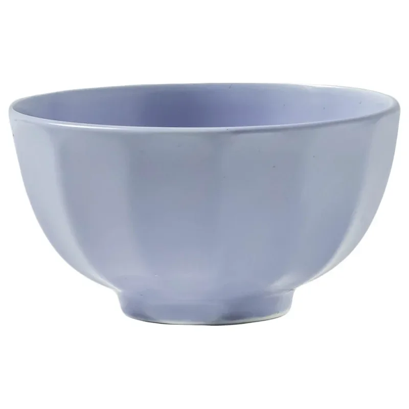 

Solid Color High-value Rice Simple Ceramic Rice Creamy Style Creative Breakfast Soup Bowl Noodle Bowl Slight Flaw
