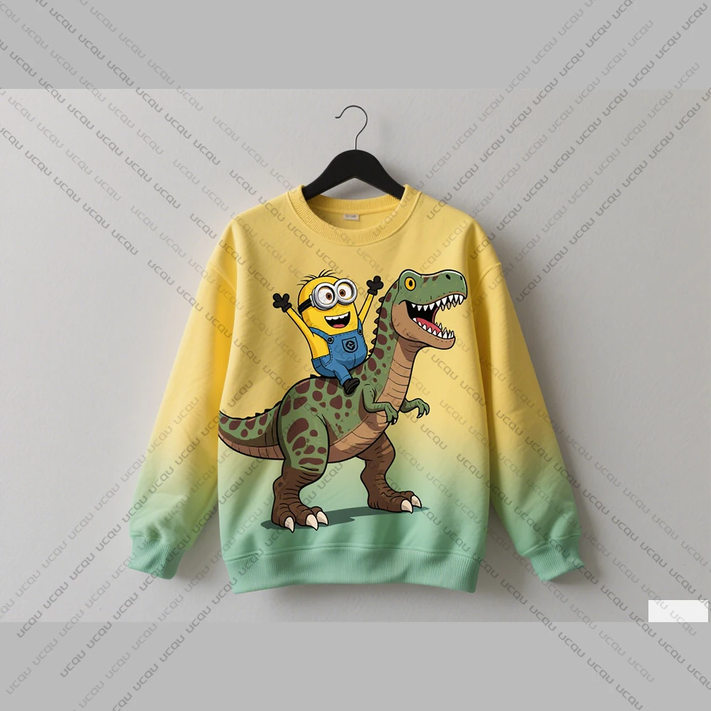 2025 Disney Women's Pure Sweatshirt Hooded Sweatshirt Fashion Casual Pants Unique Print Plus Size Streetwear Hip-Hop Style