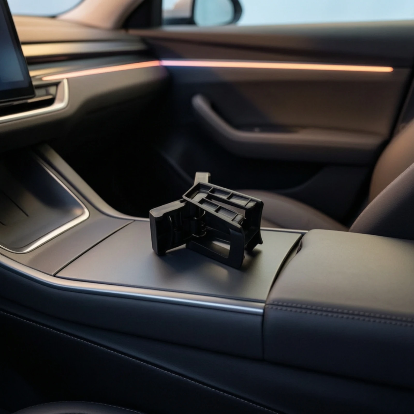 Automaker Highlander Cup Holder Insert Compact Center Console Cup Holder Divider Car Accessory Space-Saving Practical
